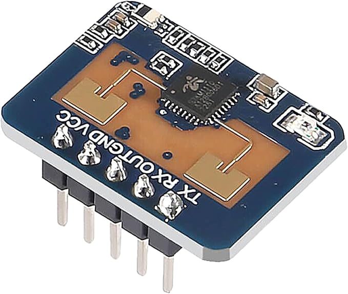 1pc LD2410C Human Presence Radar Sensor Module HLK-LD2410 LD2410 Millimeter Wave Non-Contact 24GHz ISM Band Serial Port IO Level Output