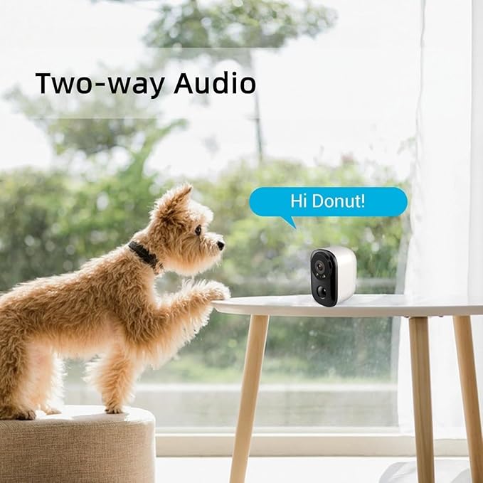 Wireless Outdoor Cameras,Battery Powered 2K Color Night Vision, 5/2.4GHz WiFi Monitoring for Home Security, IP65 Waterproof, Cloud & SD Storage