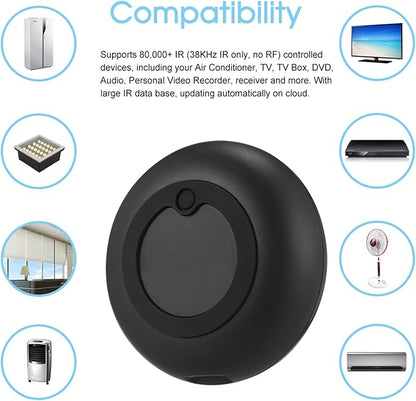 WiFi-IR Remote Control Hub Wi-Fi(2.4Ghz) Enabled Infrared Universal Remote Controller Module for Home Appliances Compatible with Alexa Google Home Voice Control