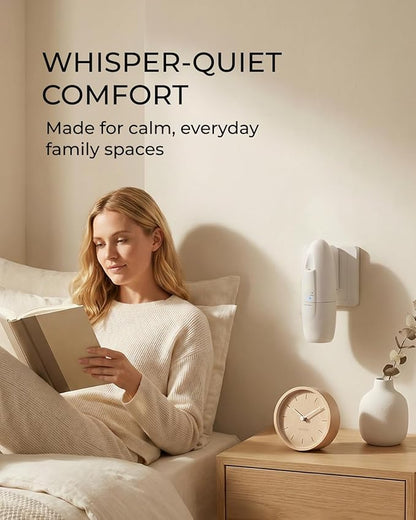Smart Plug-in Waterless Oil Diffuser, Bluetooth/App Control, Up to 800 Sq Ft Coverage, Silent Cold-Air Diffuser for Home & Office, No Water, Pet & Kid Safe