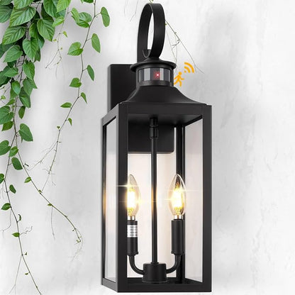 20" Motion Sensor Outdoor Light, Large Dusk to Dawn Outdoor Wall Lights