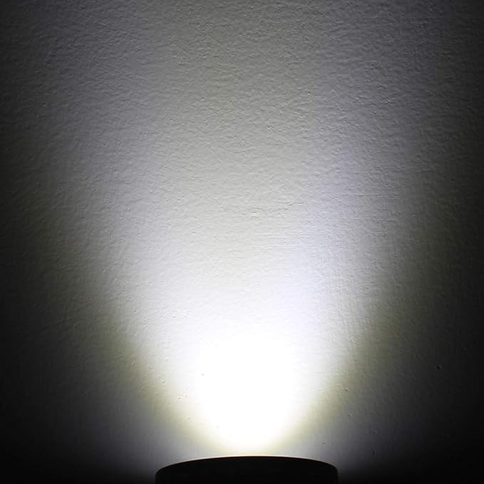 PAR20 LED Bulb 12W Dimmable 6000K Daylight White, COB Spotlight 24° Beam Angle, 1200LM 100W Equivalent, E26 Base for Recessed Lighting, Track Lights, Flood Lamps, (2-Pack)