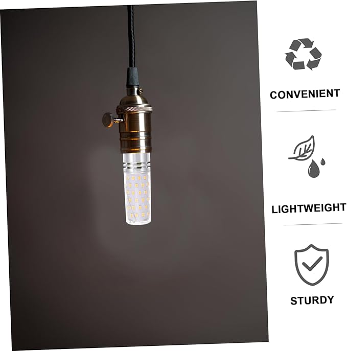 STOBOK E12 Base Smart Led Light Bulbs Replacement for Home Lighting Saving Flicker Free Inch Ideal for Bedroom and Living Room 2-Pack
