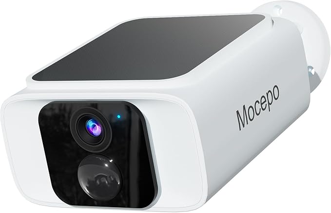 Solar Camera Outdoor Wireless 5G -4MP Outdoor Camera Wireless with Integrated Solar Panel, Color Night Vision, Two-Way Audio