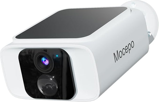 Solar Camera Outdoor Wireless 5G -4MP Outdoor Camera Wireless with Integrated Solar Panel, Color Night Vision, Two-Way Audio