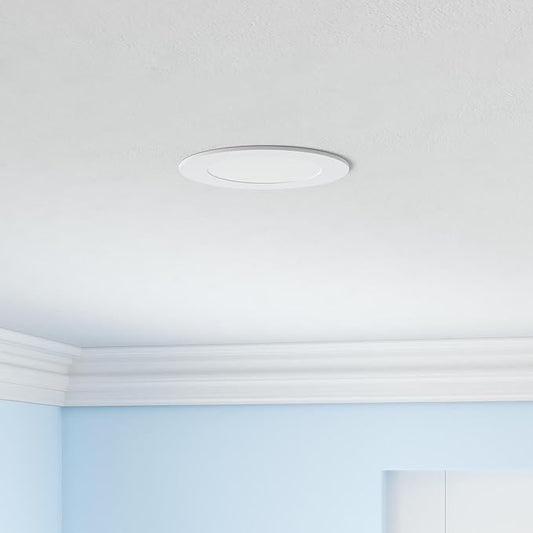 Ensenior 16 Pack 4 Inch LED Recessed Ceiling Light, Dimmable, 2700K-5000K 5CCT, 750LM 9W 120V, High Brightness Canless Wafer Downlight - ETL&FCC&IC