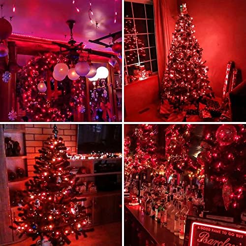 200 LED Connectable String Lights, 66FT Christmas Lights Outdoor Indoor