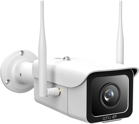 ATLI ATL4500 4K Time Lapse Camera Outdoor Construction Jobsite 8MP Starlight Sensor UHD Resolution Dual Band Wi-Fi App Control Remote Access IP67 Weatherproof Pre-Installed 512GB Memory Card