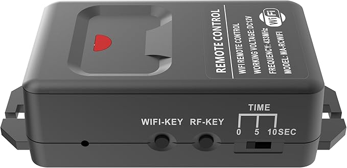 Access Control System Kit with 600lbs Holding Force Magnetic Lock Exit Button WiFi Remote & Buzzer Controlled by Smartphone