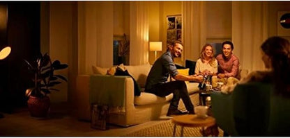 Philips LED Flicker-Free Frosted A19 Light Bulb, Dimmable Warm Glow Effect, 800 Lumen, 2700-2200K, 8.8W=60W, E26 Base, 6-Pack
