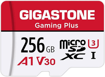 【for Switch 1 Only】 GIGASTONE 256GB Micro SD Card, Gaming Plus, Nintendo-Switch 1 Compatible, 4K UHD Video Recording (MSD-GamingPlus-256GB-1PK)