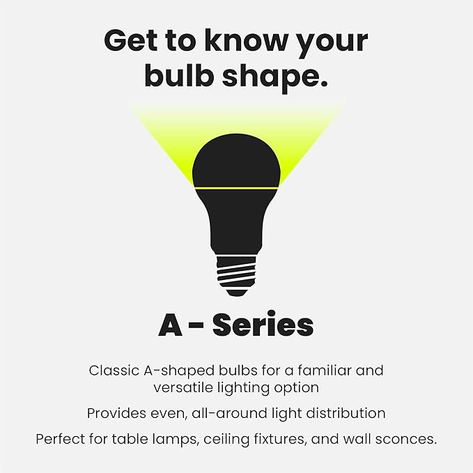 Feit Electric A19 LED Light Bulbs, 60W Equivalent, Non-Dimmable, 800 Lumens, E26 Standard Base, 2700k Soft White, 80 CRI, 10 Year Lifetime, Energy Efficient, 4 Pack, A800/827/10KLED/4