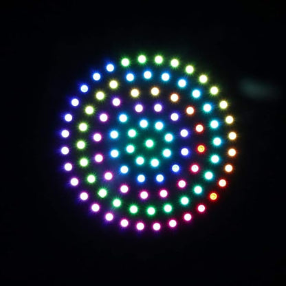 93 LEDs 6 Rings WS2812B 5050 RGB LED Ring Lamp Light Individually Addressable Full Dream Color DC5V with Mini Controller