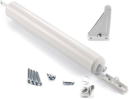 Ideal Security SK3015 Heavy Pneumatic Storm and Screen Door Closer with Torsion Bar, White