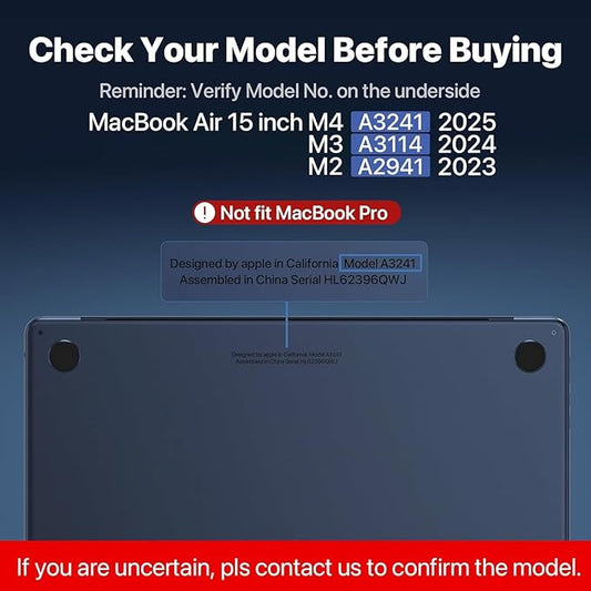 Easy On/Off Magnetic 360° Privacy Screen Filter Compatible with MacBook Air 15.3 inch (2023-2026, M2, M3, M4,M5), Anti Glare Laptop Privacy Screen Shield with Camera Cover - UV block 90%-Model: A3241, A3114, A2941
