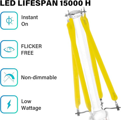 KEIVO A19 3-Level Brightness, Adjustable via Standard Switch(Not for 3-Way Sockets), 100W/70W/30W Equivalent, Soft White 2700K, 12W/9W/3W, E26 Base, Frosted, 4-Pack