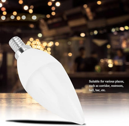 Color Changing RGB LED Light Bulbs, 3W Smart Bulbs with 12 Colors 2 Modes Remote Control, E27 E14 E12 B22 Candle Warmer Bulbs for Small Light Fixtures