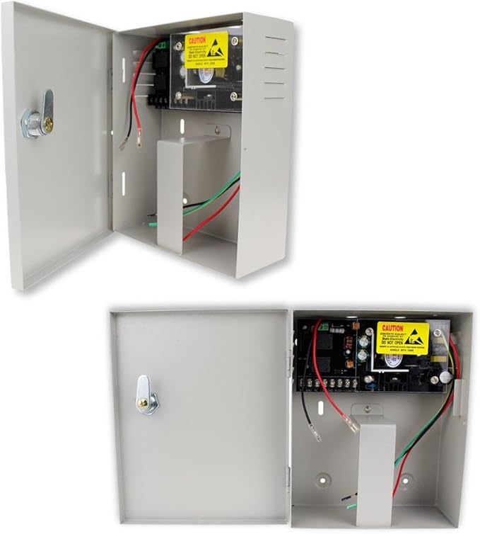 AC90V/260V 5A Access Control Power Supply Box DC12V UPS Backup Battery for All Kinds of Electric Door Lock with Time Delay