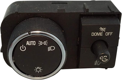 TRQ Headlight Lamp Switch Assembly Compatible with Chevrolet GMC Pickup Truck SUV