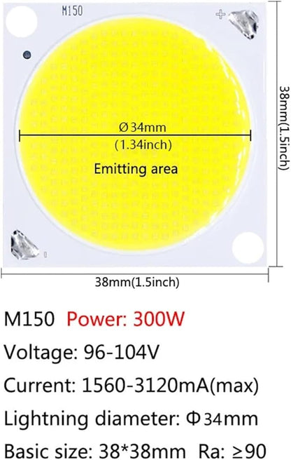 1PCS 300W 100W 80W 50W LED SMD COB LED Bulbs Chip Small Size Chip Lamp Smart IC Chip for LED Spotlight KIt DIY(M150 300W)