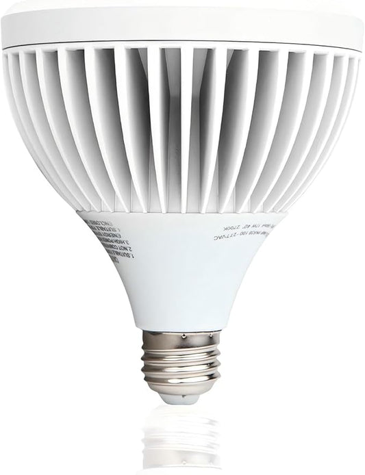 PAR38 LED Flood Light Outdoor Bulb E26 Base, 95W Equivalent Aluminum Waterproof Indoor Outdoor Spotlight Bulb, 17W, 40° Dimmable 2700K Warm Light, UL 1 Pack