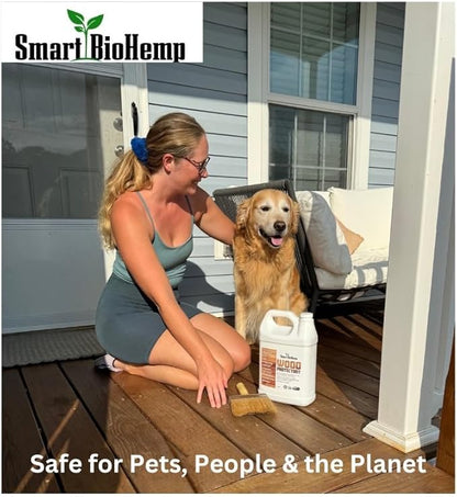 Plant-Powered 1-Quart Protectant, Protects Wood from Water & UV Rays, Penetrating Wood Treatment for Outdoor and Indoor Furniture, Marine, and Decking, 75-100 Sq. Ft of Coverage