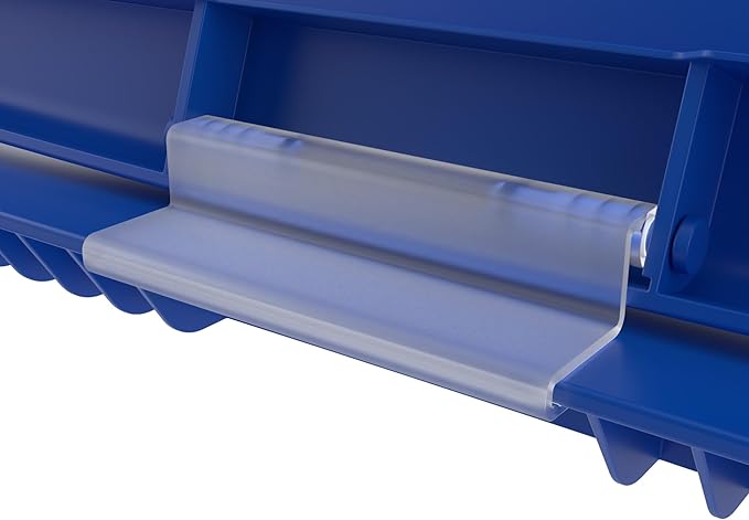 Rev-A-Shelf 32 Qt Under Sink Garbage Can Lid for Base Kitchen and Bathroom Cabinet, Replacement Plastic Trash Bin Lid Only, Blue, RV-32-LID-22-1-40