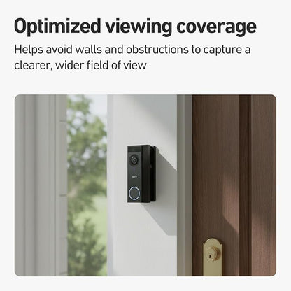 Holicfun 0-45° Left/Right Adjustable Angle Mount for Eufy Video Doorbell Camera C31
