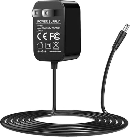 19V Charger for Eufy RoboVac 11 11S 12 15C 25C 30C 35C Series for Eufy HomeVac H30, Pure Clean & Coredy Robotic Vacuum Cleaner Model T2102 T2108 PUCRC15 PUCRC90 R300 R580 Power Supply Cord