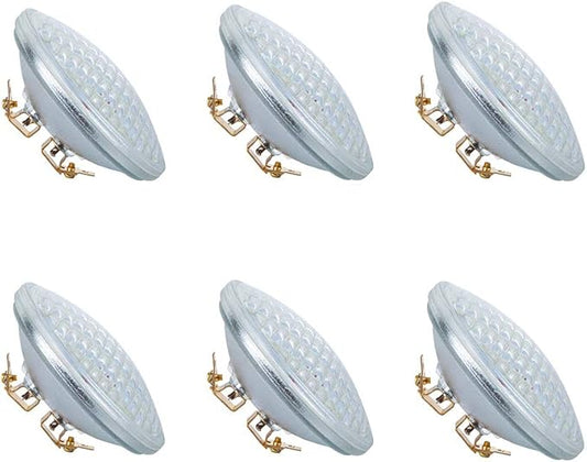 Goehiaul PAR36 LED Landscape Bulbs 6W 3000K Warm White, AC/DC12V, 700Lumens, PAR36 LED Bulb 36W Halogen Equivalent, PAR36 LED Light Water Resistant (Pack of 6)