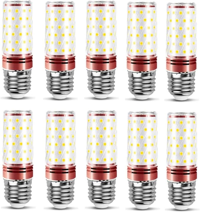 Corn Bulb E27 LED 10Pcs 16W Replacement for Lamps Small -in Smart Three-Color Light