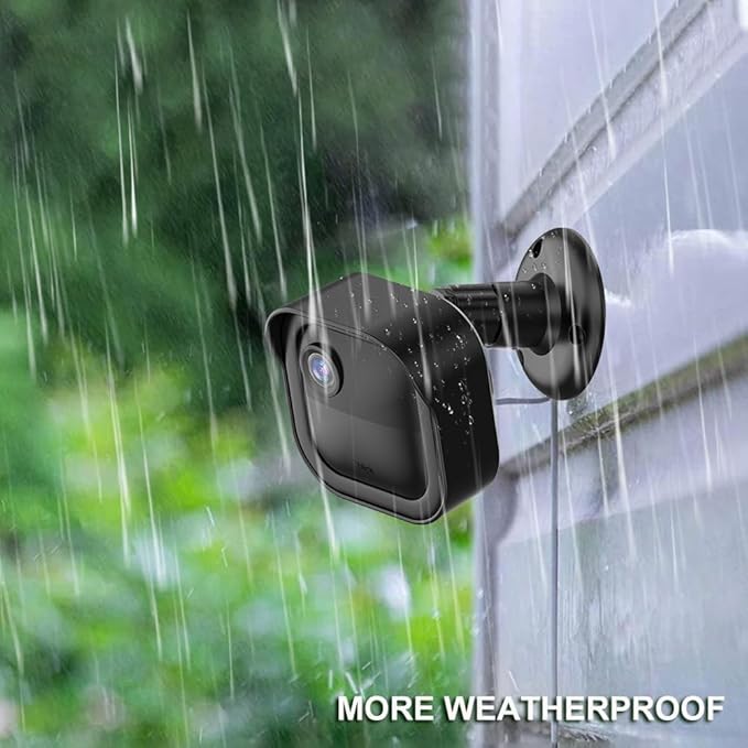 All-New Blink Outdoor Camera Wall Mount, 360° Adjustable Mount and Weather Proof Protective Housing with Blink Sync Module Outlet Mount for Blink Outdoor 4/2K+/3rd Gen Camera System (Black, 5 Pack)