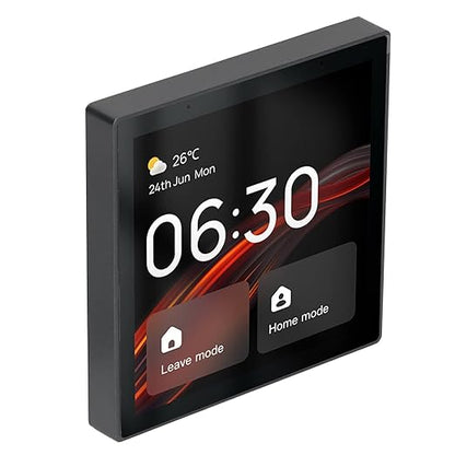 Omabeta Smart Home Control Panel 4 Inch Touch Screen Voice Control Scene Wall Switch Panel for TUYA Efficiently Operate Home Devices for Smart Owners