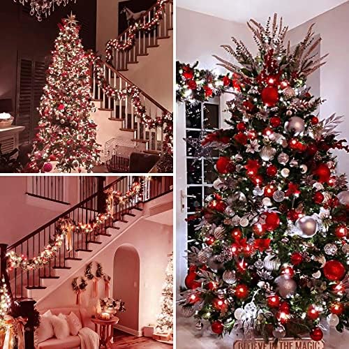200 LED Connectable String Lights, 66FT Christmas Lights Outdoor Indoor