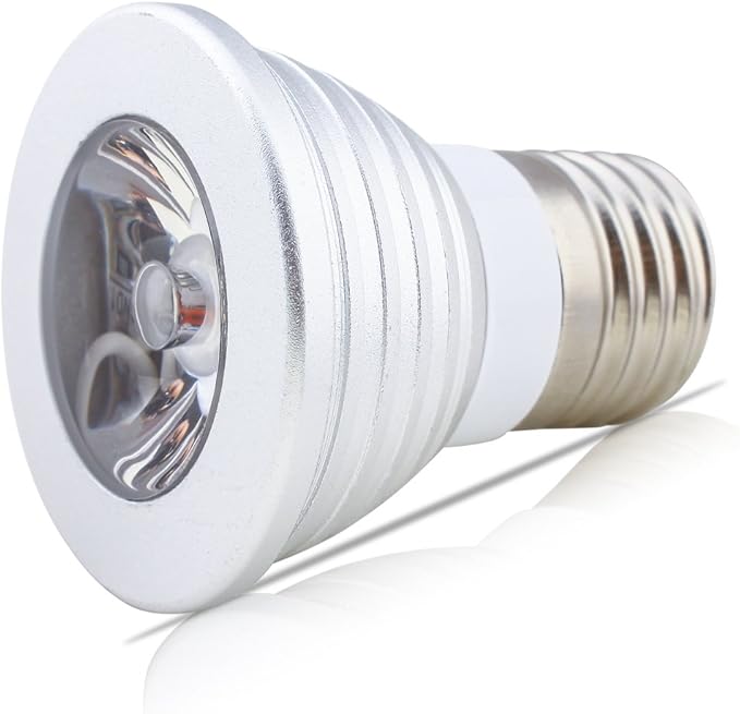 Mengjay 1 Pcs Dimmable E27 3W Led Bulb RGB LED Spotlight Smart Led Lamp with Remote