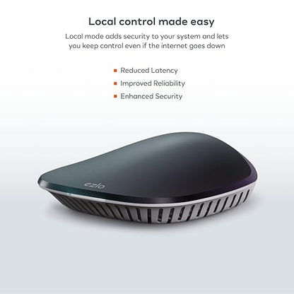 Ezlo Plus Smart Home Hub with Zigbee & Z-Wave. Works with Wi-Fi Devices Associated with Amazon Alexa Devices & Google Assistant to Control Smart Locks, Lights and Switches