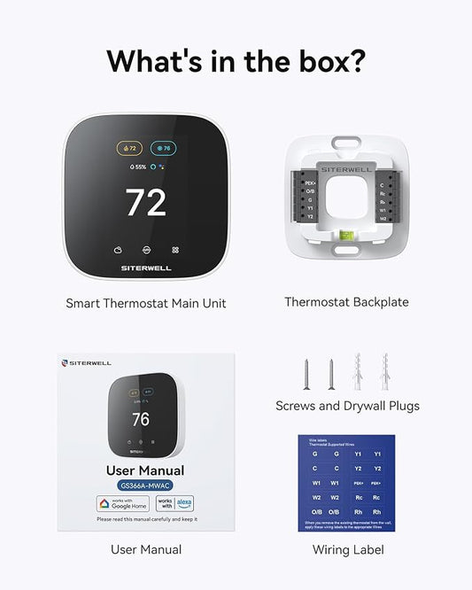 SITERWELL Smart Thermostat Programmable Home WiFi Thermostat