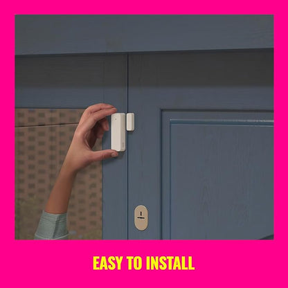 WiZ Connected Contact Sensor 2-Pack - Home Monitoring, Home Automation, Real-Time Alerts, Light Alarms, Easy Setup