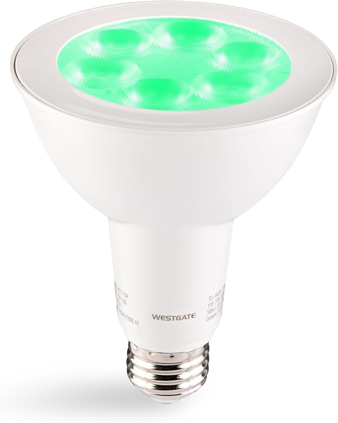 Westgate TC-PAR30-11W-RGBW-WIFI PAR30 RGBW Bulb -120VAC, 11W LED Flood Light, E26 Base, Compatible with Alexa and Goggle Home, Color Changing, Dimmable by App, Aluminum Housing (PAR30 11W)