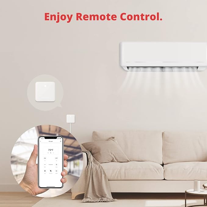 SwitchBot Hub Mini Smart Remote - IR Universal Remote, WiFi IR Blaster for TV, Air Conditioner, Compatible with Alexa, Google Home, Link SwitchBot to Wi-Fi (Support 2.4GHz)