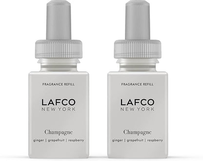 LAFCO New York Pura Smart Device Refill, Champagne - Pack of 2 - Vial Delivers Up to 2 Weeks of Fragrance Life - Made in the USA