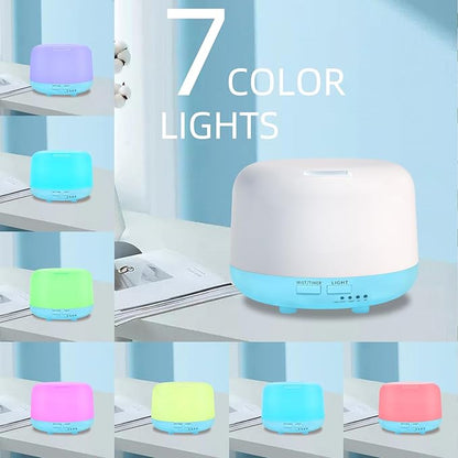 Marchred 300ML Essential Oil Diffuser with Remote Control, 7 LED Color Changing Light, 8 Hour Cool Mist Fragrance Air Humidifier