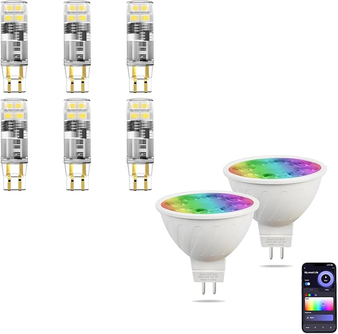 T5 Wedge Base LED Bulb 12V and MR16 Smart Light Bulbs