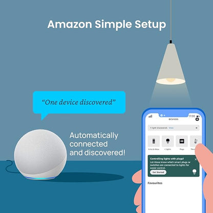 Broadlink Smart Light Bulbs, Frustration-Free Setup (FFS) Works with Alexa Only, BLE Mesh, 9W 800LM Color Changing A19 E26 LED (1-Pack)