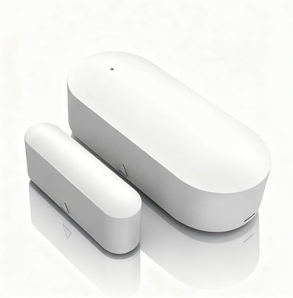 Smart Zigbee Door and Window Sensor – Wireless Magnetic Contact Sensor with Real-Time App Alerts, Compatible with Alexa, Google Home, IFTTT – Home Security & Automation Door Window Monitor