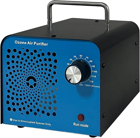 Portable High-Output Ozone Generator, Air Purifier for Odor Elimination, up to 4,000 Sq Ft, for Home, Basement, Office, Smoke, Pets