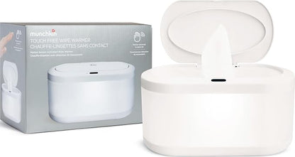 Munchkin Touch Free Baby Wipe Warmer with Nightlight & Motion Sensor, White