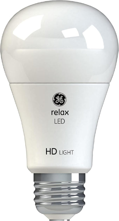 GE Relax LED Light Bulbs, 40 Watt, Soft White, A19 (24 Pack)