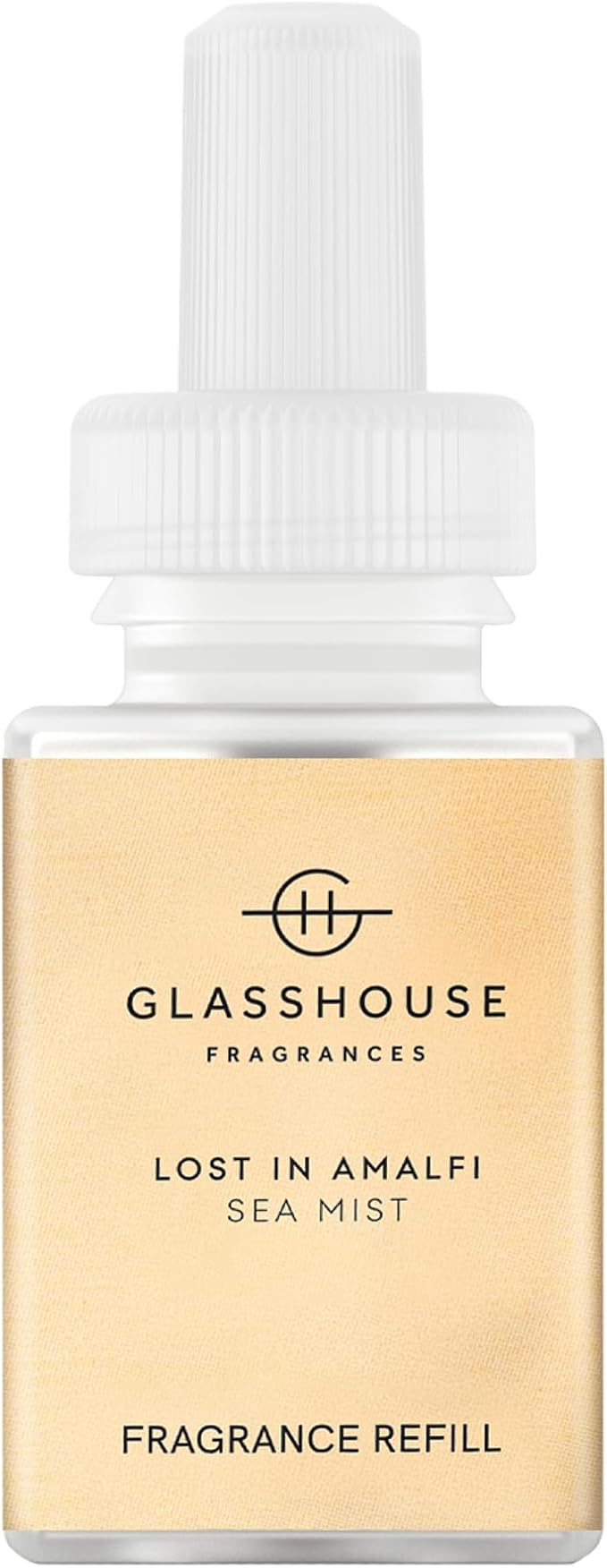 Pura x Glasshouse Home Scent Refill - Smart Air Diffuser - Hours of Luxury Fragrance per Refill - Home Essential - Clean & Safe Diffuser Fragrance - Lost in Amalfi