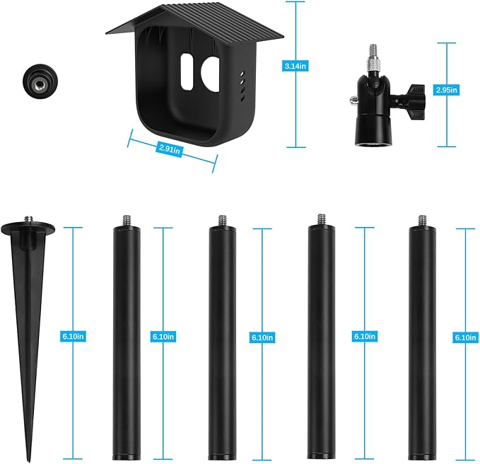 Huafly Blink Outdoor 4 Mount Weatherproof Omnidirectional Adjustment Blink Camera Mount